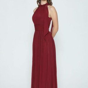 High Neck A-Line Shape Prom Dress JT672